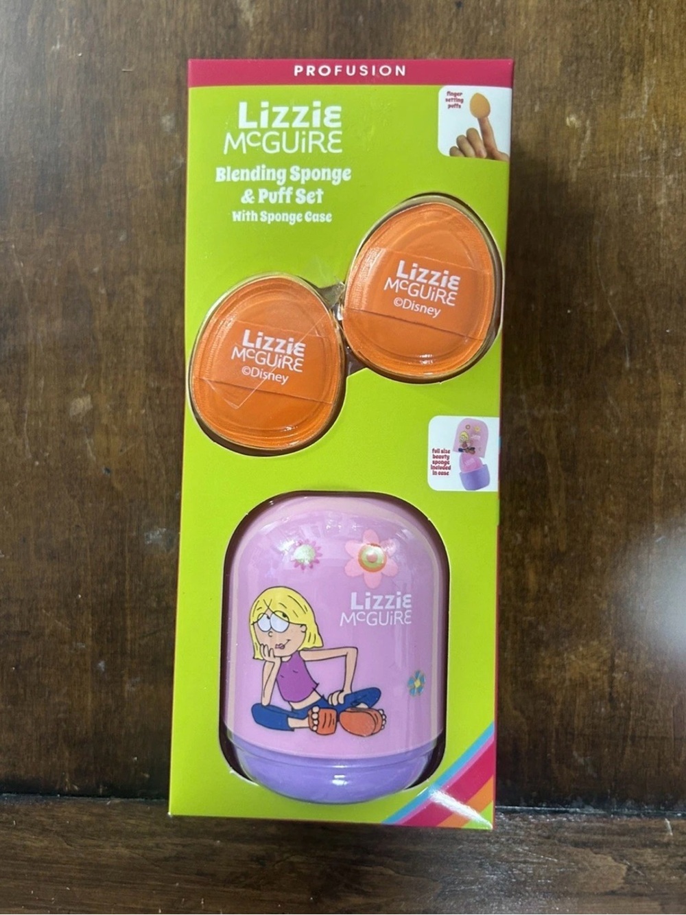Lizzie McGuire Disney Blending Sponge & Puff Set - Pink and Orange